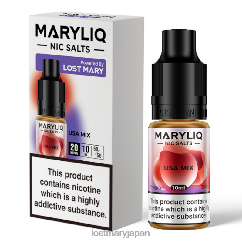LOST MARY Flavors - ロスト メアリー マリリク ニック ソルト - 10ml アメリカミックス H80J0219