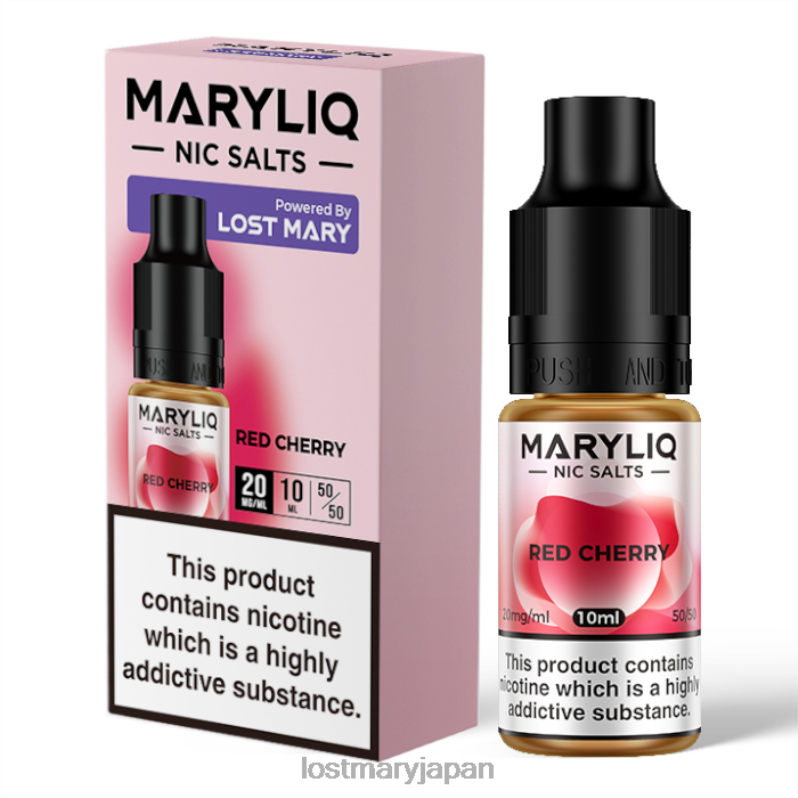 LOST MARY Vape - ロスト メアリー マリリク ニック ソルト - 10ml 赤 H80J0224