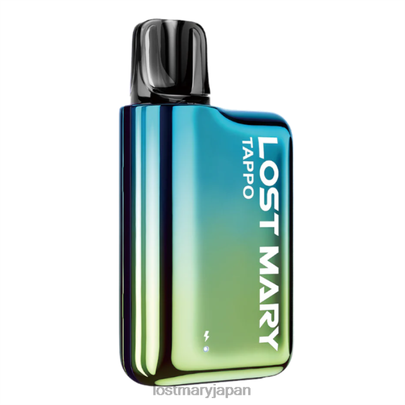 LOST MARY Vape 日本 - ロストメアリータッポプレフィルドポッドキット - プレフィルドポッド ブルーグリーン＋レモンライム H80J0173