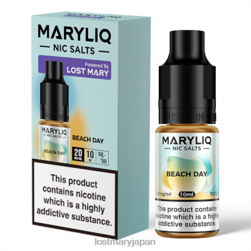 LOST MARY Vape New - ロスト メアリー マリリク ニック ソルト - 10ml ビーチデイ H80J0206