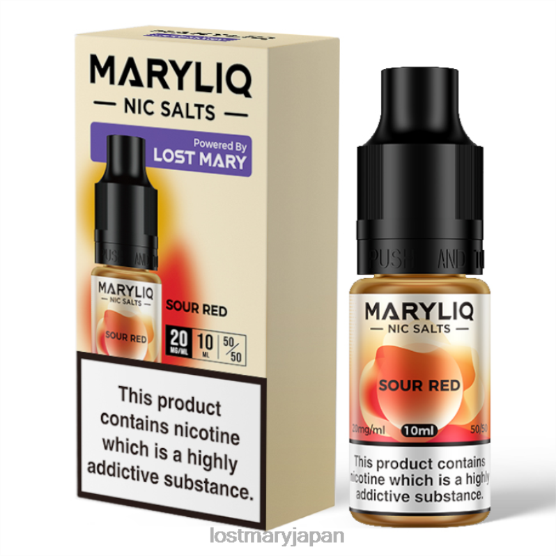 LOST MARY Vape New - ロスト メアリー マリリク ニック ソルト - 10ml 酸っぱい H80J0216