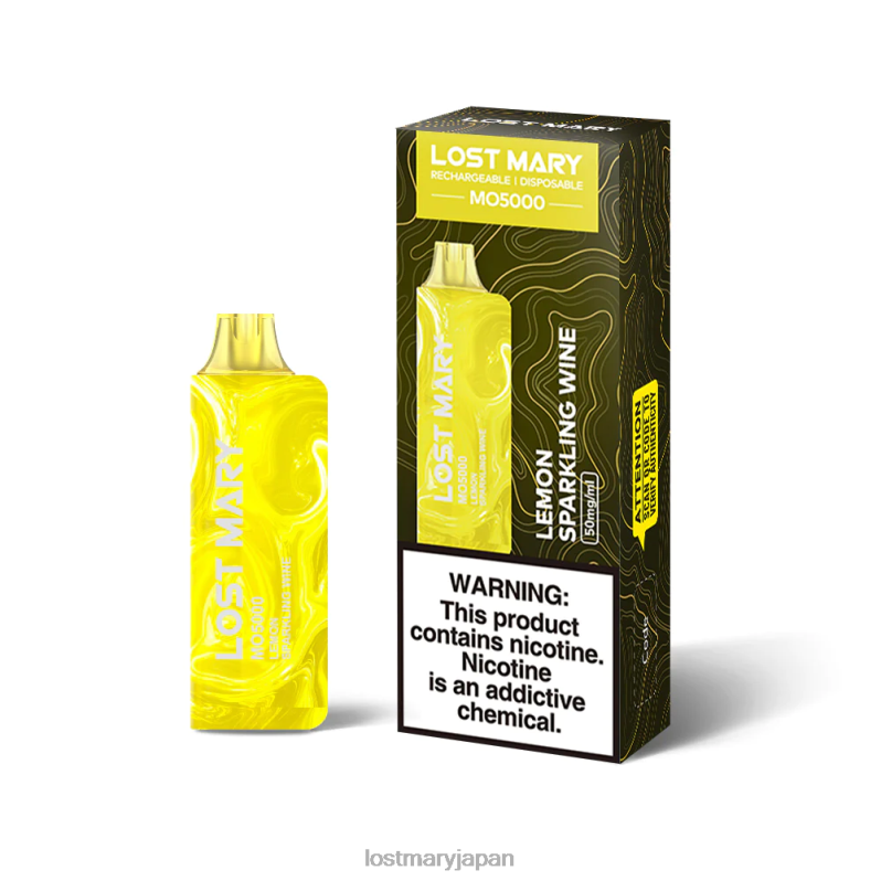 LOST MARY Vape 日本 - 失われたメアリーmo5000 レモンスパークリングワイン H80J043