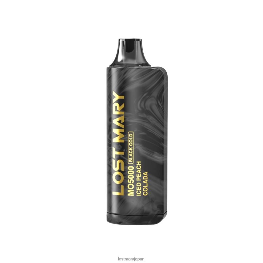 Lost Mary Vape 日本 - LOST MARY mo5000 ブラックゴールド 使い捨て 10ml D6DNBZ3 アイスピーチコラーダ