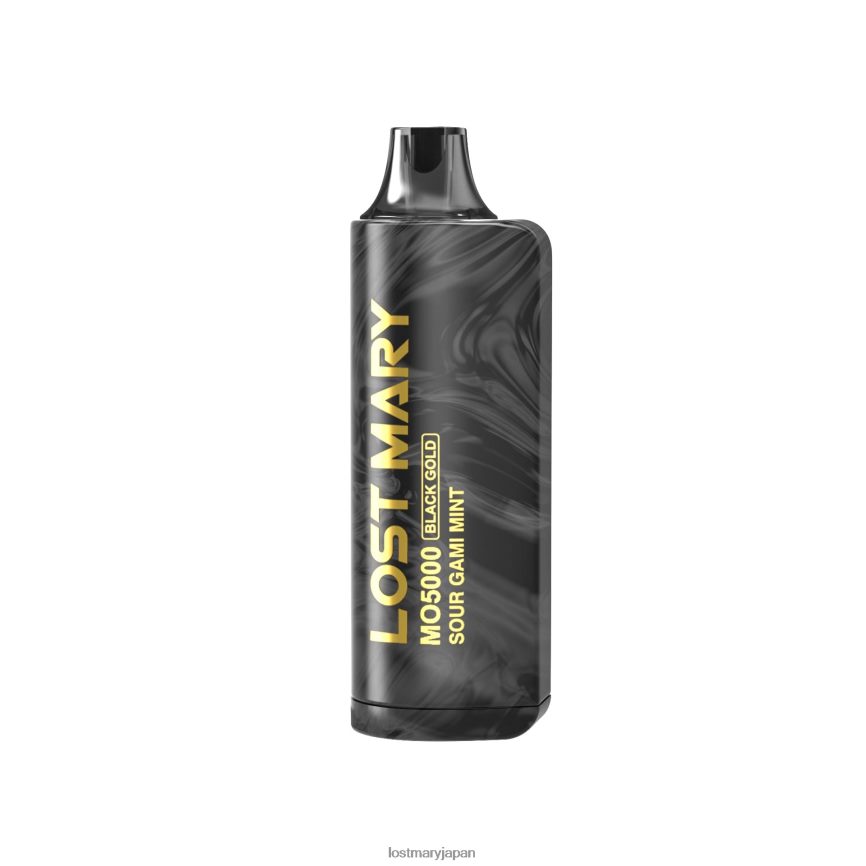 Lost Mary Vape - LOST MARY mo5000 ブラックゴールド 使い捨て 10ml D6DNBZ4 サワーガミミント