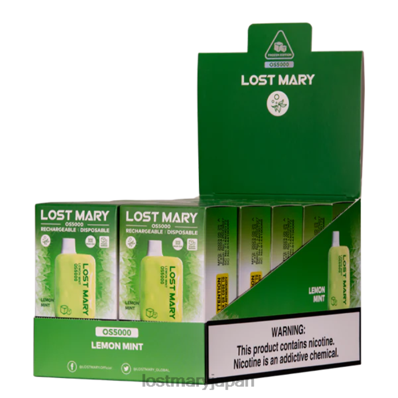 LOST MARY ニコチン - ロストメアリーOS5000 レモンミント H80J042
